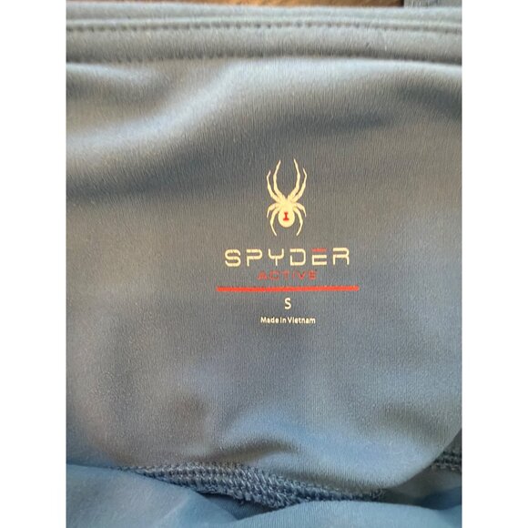 Spyder Active Blue High-Waisted Womens Leggings Size S - Picture 4 of 4